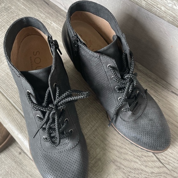 Soul Naturalized Boots Wedge Size 10 Shoes - Picture 3 of 7